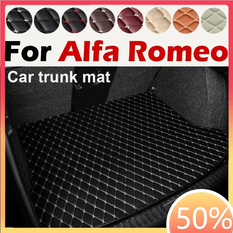 Коврик для багажника автомобиля Alfa Romeo Stelvio 2017 2018 2019 2020 2021