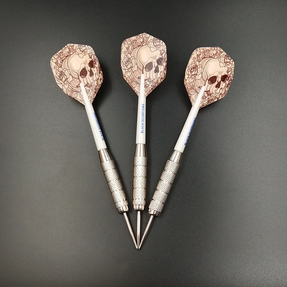 

Fox Smiling 3pcs 22g Dart Professional Steel Tip Darts With Skull Pattern