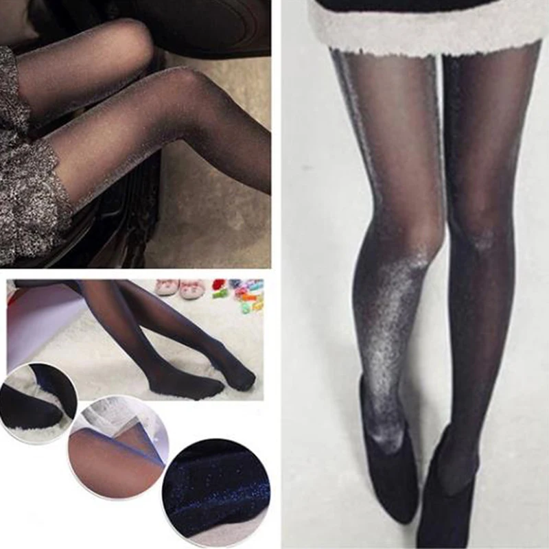 

1PC Fashion Women Ladies Sexy Charming Shiny Pantyhose Glitter Stockings Womens Glossy Thin Tights Summer Autumn Hot Sale