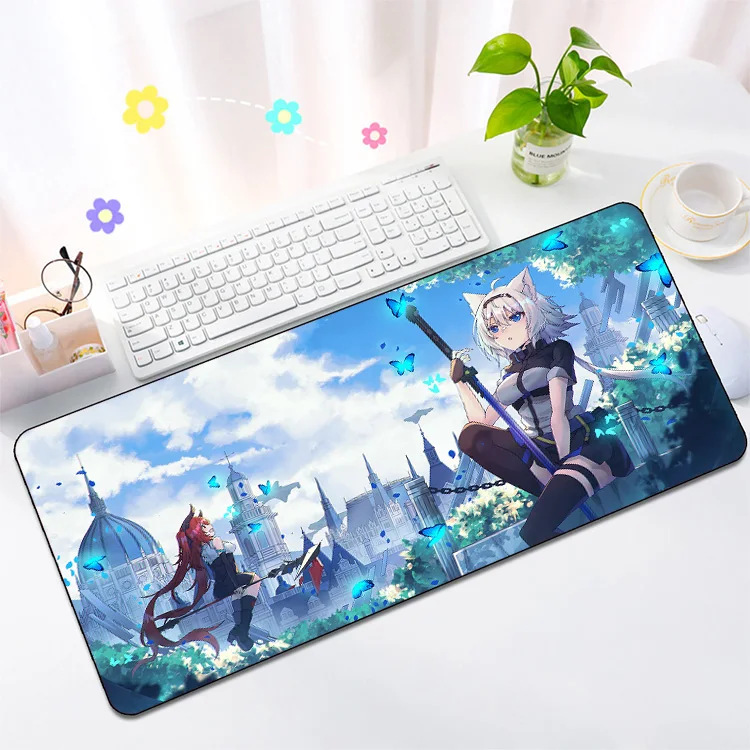 

MRGLZY Mouse Pad Gamer Grande Rgb Xgz, X 40, 0/x Mm, Com Iluminação Led, Para Meninas, Computador Xxl Mousepad Desks Mousepad
