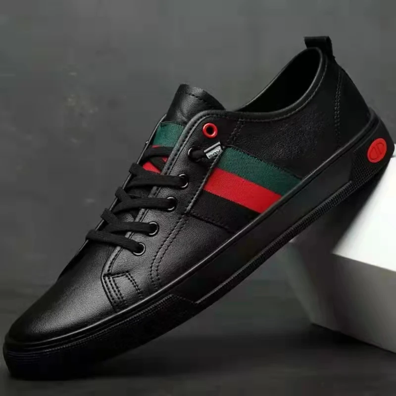 Running Black White Shoes