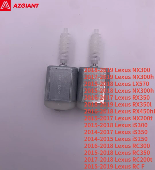 

Azgiant Car Door Lock Motor for Lexus NX300 NX300h LX570 NX300h RX350 RX450hl NX200t iS250 iS300 iS350 RC200t RC300 RC350 RC F