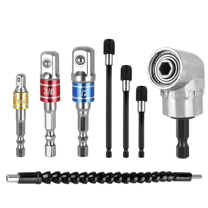 

105 degree electric drill corner device hexagonal handle batch head transfer rod set electric screwdriver turning tool
