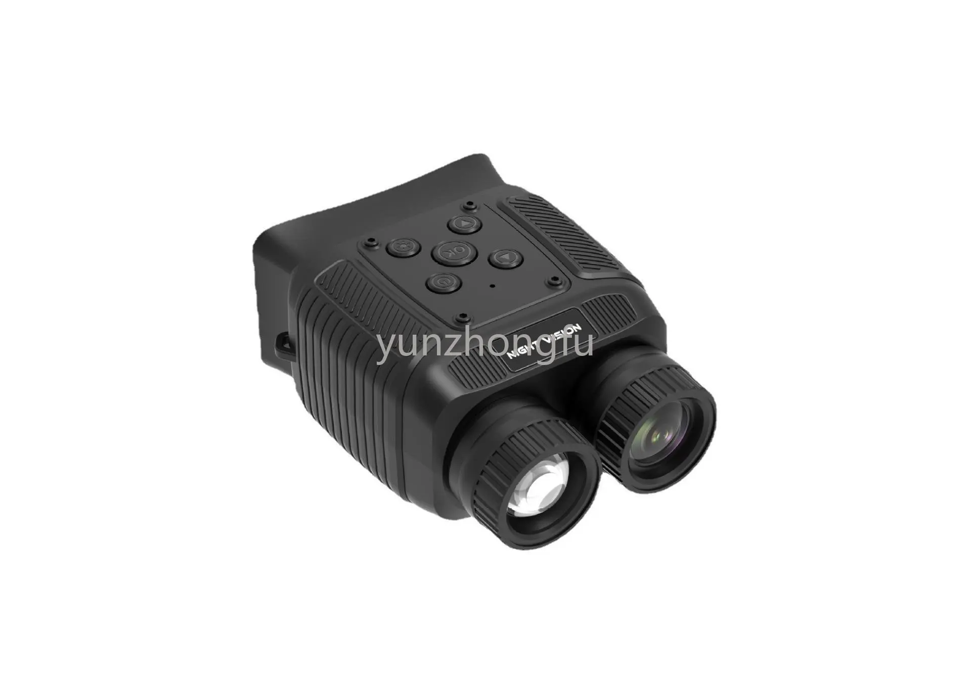 

all black high-definition dual tube digital night vision instrument digital binocular infrared night vision instrument telescope