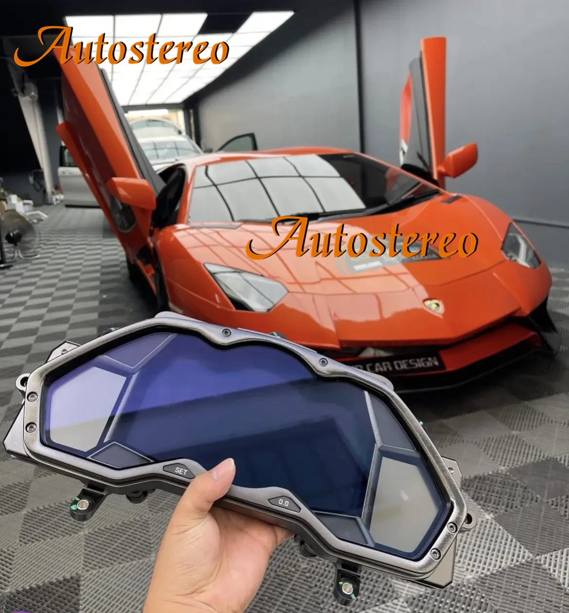 Auto Digital Cluster Virtual Cockpit Multimedia Player For Lamborghini Aventador LP700 Dashboard Instrument Speed Meter Screen