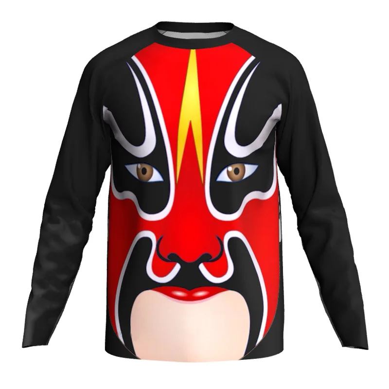 

Long Sleeve Motocross Shirt Clothing Road Jersey Bike Cycling Sport For MTB Wear Lycra Fishing Shirt Outdoors Men Summer Top