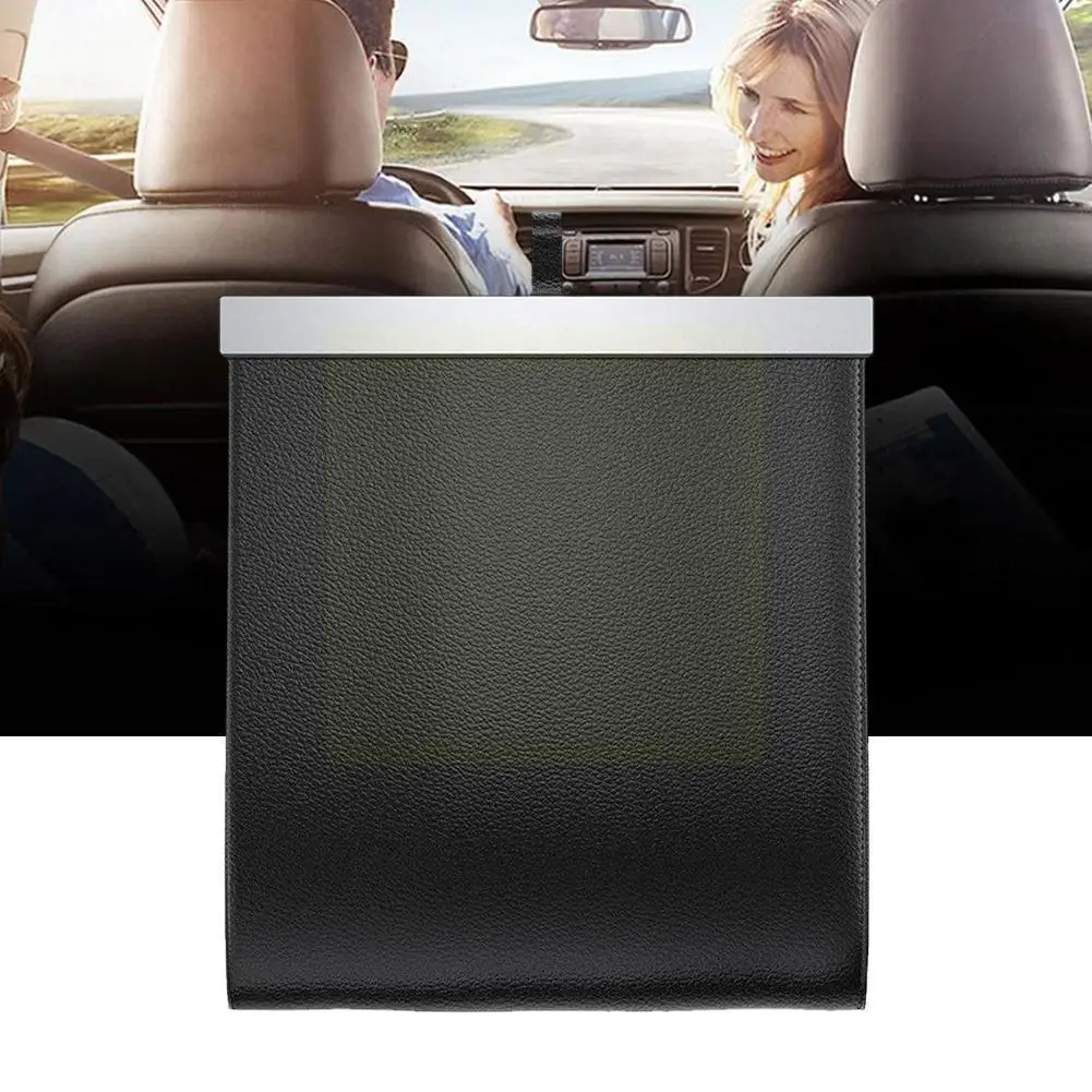 

Складная мусорная корзина большой емкости на заднее сиденье автомобиля, водонепроницаемые принадлежности, автомобильная мусорная корзина...