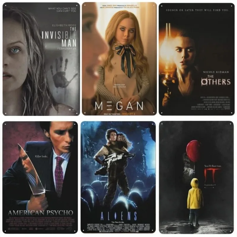 Винтажный Металлический Постер С Фильмом Стильный Настенный Декор Классическая