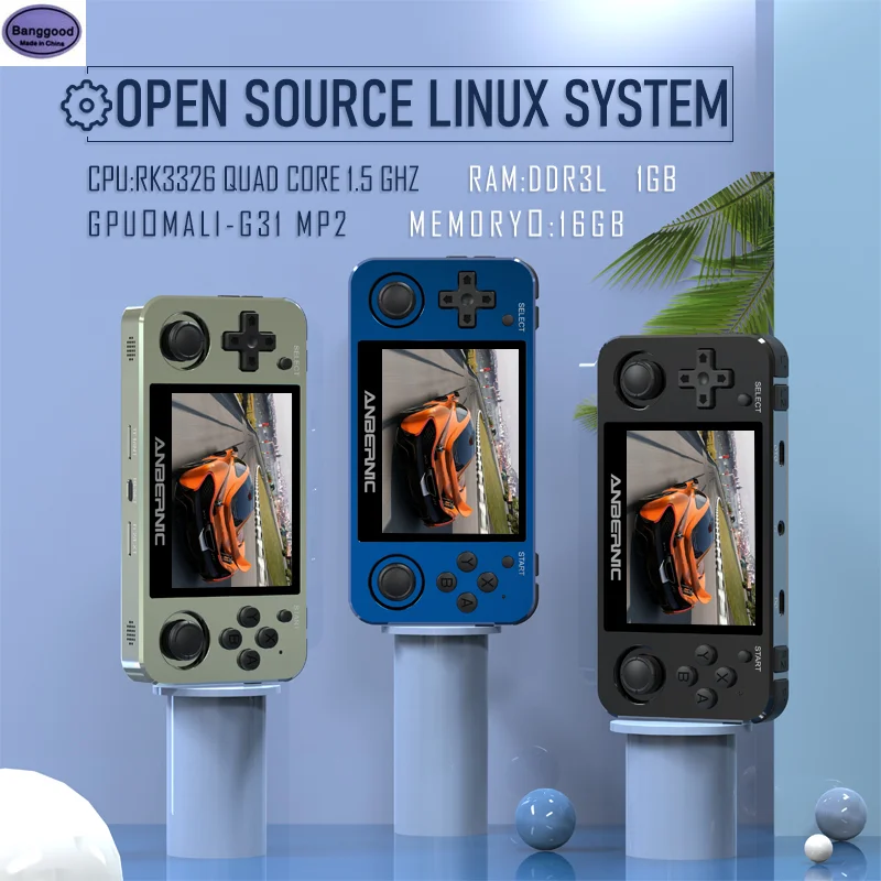 

Консоль игровая ANBERNIC RG351MP с большой памятью, 1,5 ГГц