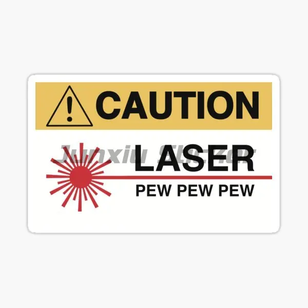 Наклейки для автомобиля с лазерным излучением, наклейки с лазерным излучением, не смотрите в луч, наклейки с безопасной этикеткой ANSI прилипают к любой гладкой поверхности