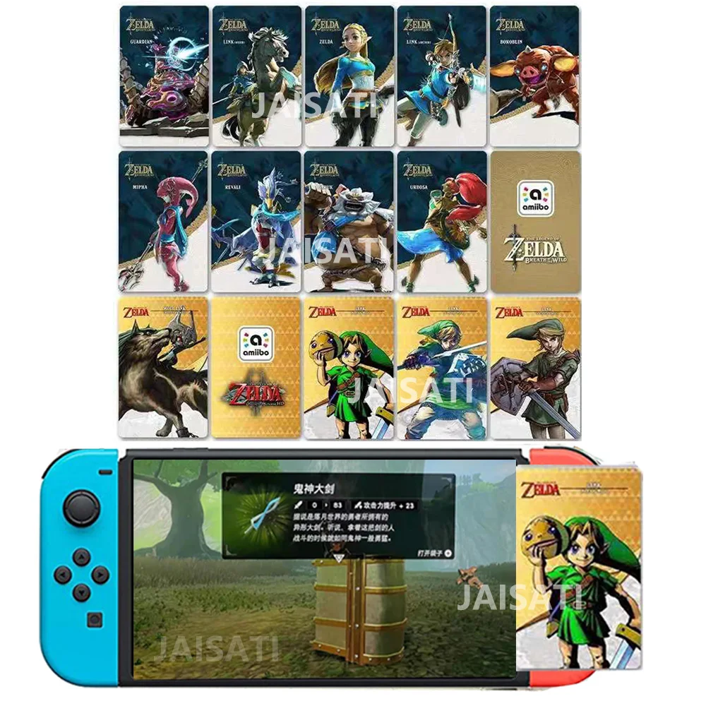 Nfc rfid ключ карты Новые 25 шт. zeldaes amiibo замки дыхание дикой легенды о Зельде link ns
