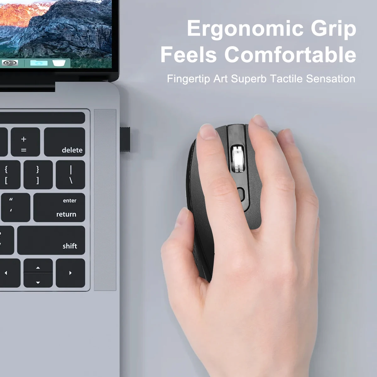 Беспроводная Bluetooth-мышь перезаряжаемая 2 4 ГГц Bluetooth два режима игровая