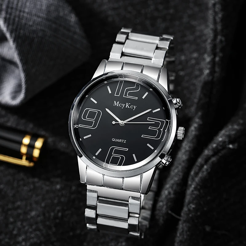 

Fashion Watch Men's Stainless Steel Strap Quartz Business Watch 2022