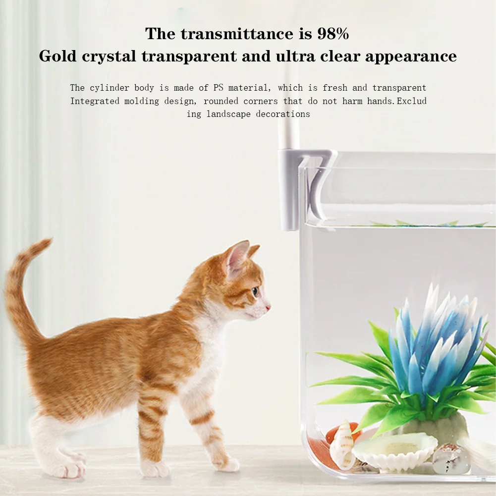 Небольшой аквариум для аквариума с зажимом настенный фильтр стартовые комплекты