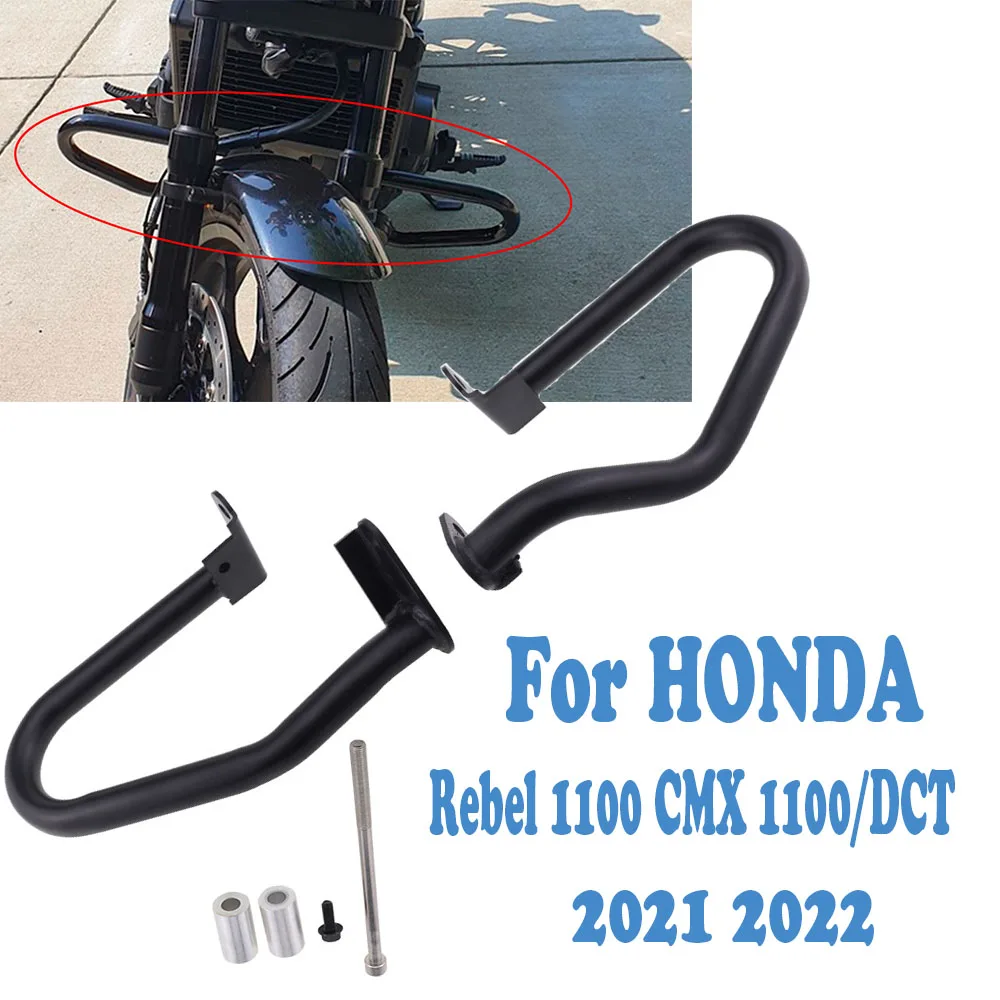 

For HONDA Rebel 1100 CMX1100 CMX 1100 2021 2022 Motorcycle Parts Front Lower Bumper Crash Bar Engine Guard Protector