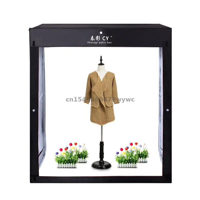 

LED Professional Portable Softbox Box 140x120x50cm LED Photo Studio Video Lighting Tent for Trolley case children clothes