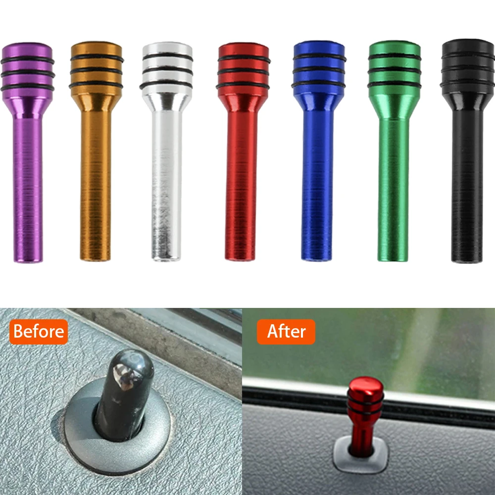 

New Alloy Car Door Lock Pins Screw Knob Button Cover For BMW E46 E39 E90 E60 E36 F30 F10 E34 X5 E53 E30 F20 E92 E87 M3 M4 M5