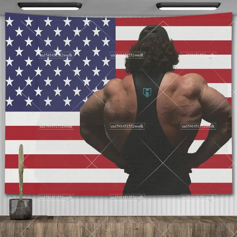 Женский рекламный настенный флаг Sam Sulek Постер для бодибилдинга гимнастический