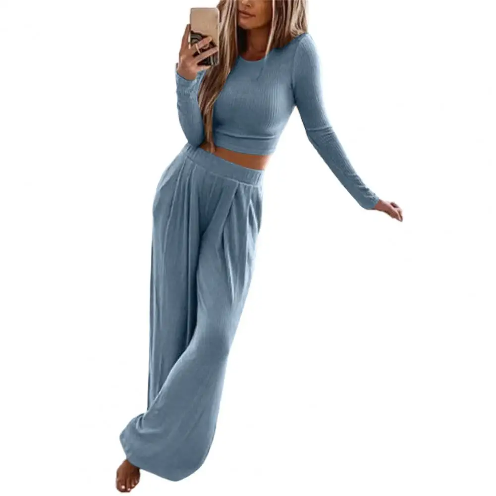 

Autumn Winter Sleepwear Pajamas Women Long Sleeve Top + Long Pants Casual Tracksuit Pijama Women Home Clothes Pajama Sets