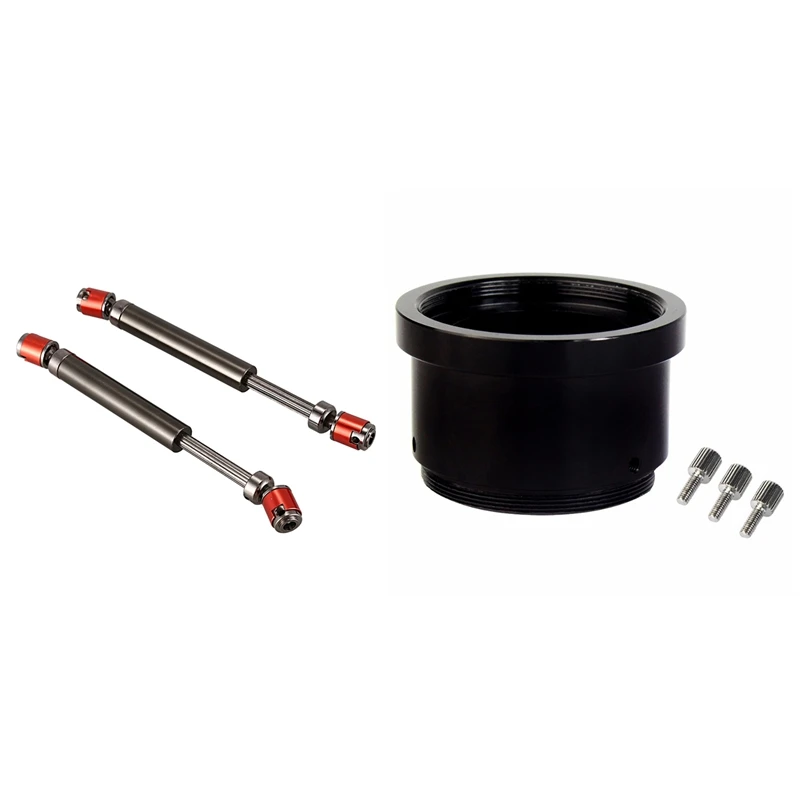 

1X Metal Steel Wired Automatic Simulated Winch For Traxxas TRX4 SCX10 90046 & 2PCS Metal CVD Drive Shaft 110-140Mm