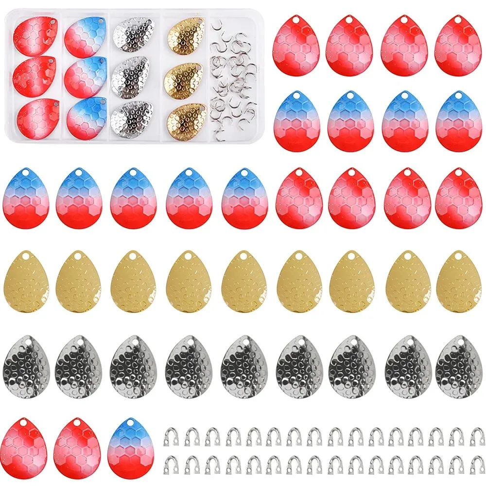 80 шт. набор лезвий для спиннера рыболовных приманок лезвия Colorado легко