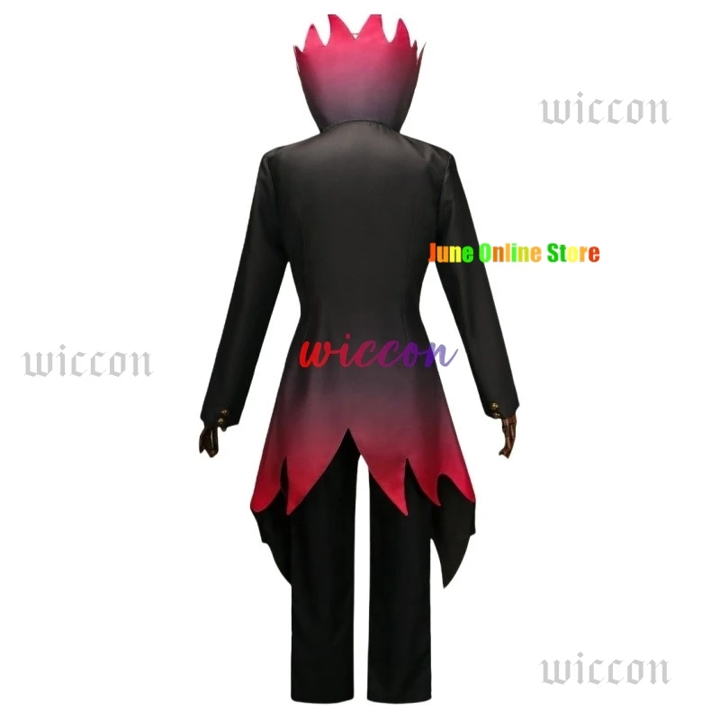 Окарон Кен Такакура Косплей Костюм Аниме Дандан Градиент Красный Подол Маска