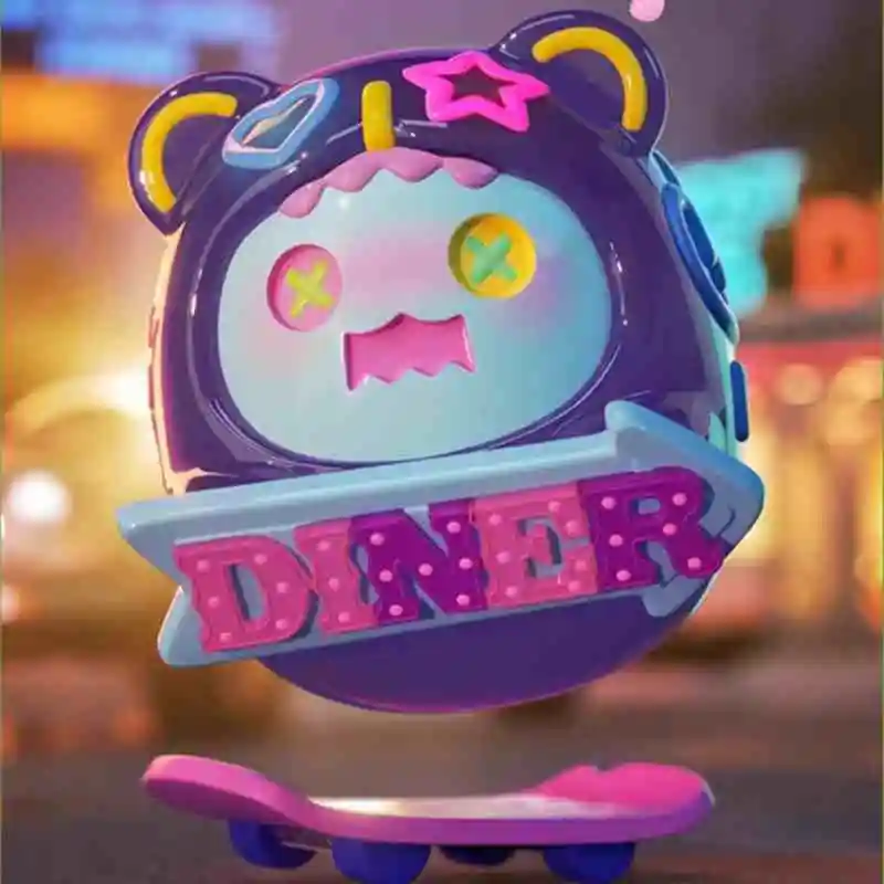 Shinwoo призрачная обеденная серия искусственные игрушки милые фигурки героев