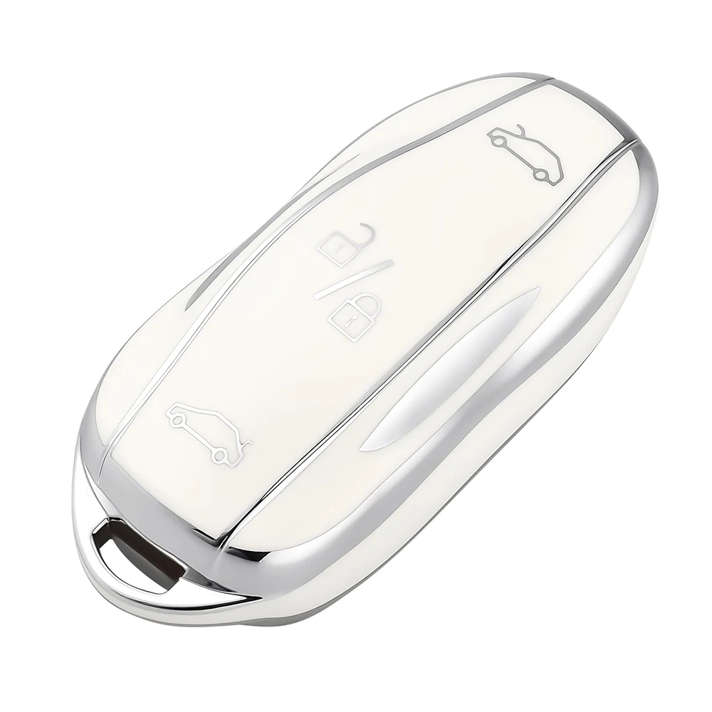 

Автомобильный Дистанционный ключ, умная безключевая крышка, защитный чехол-брелок для Tesla Model 3, модель S, модель Y, M, автомобильные аксессуары для интерьера