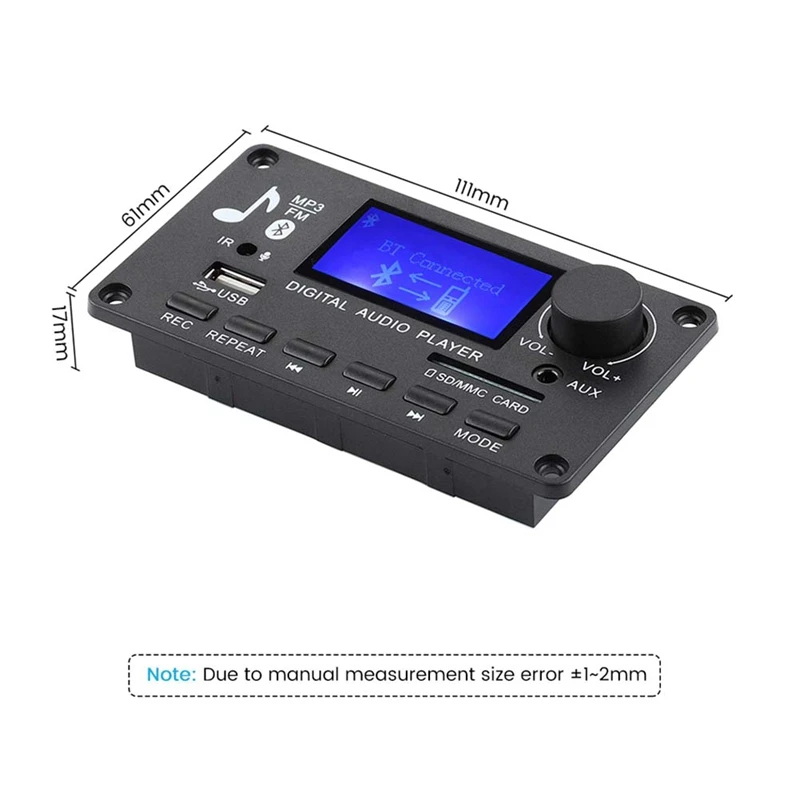 Плата декодера MP3 аудиоцап USB-плеер WMA WAV FLAC APE HiFi декодирование без потерь с