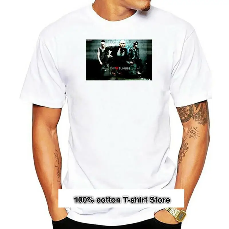 Camiseta de Dead By Sunrise talla S M L XL 2XL gris Daze Chester Bennington |