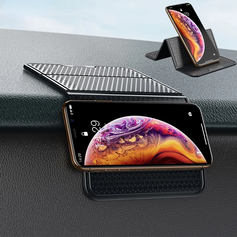 

Car Phone Holder Universal Multifunction Nano Rubber Pad Car Mount Phone Support Non-slip Mobile Phone Wall Desk Sticker