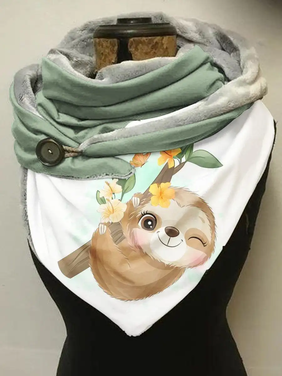 

Women's Sloth Casual Scarf