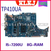 dinzi tp410ua laptop motherboard for asus vivobook flip14 tp410u tp410ua tp410uf tp410ur motherboard wi5 7200u 100 tested