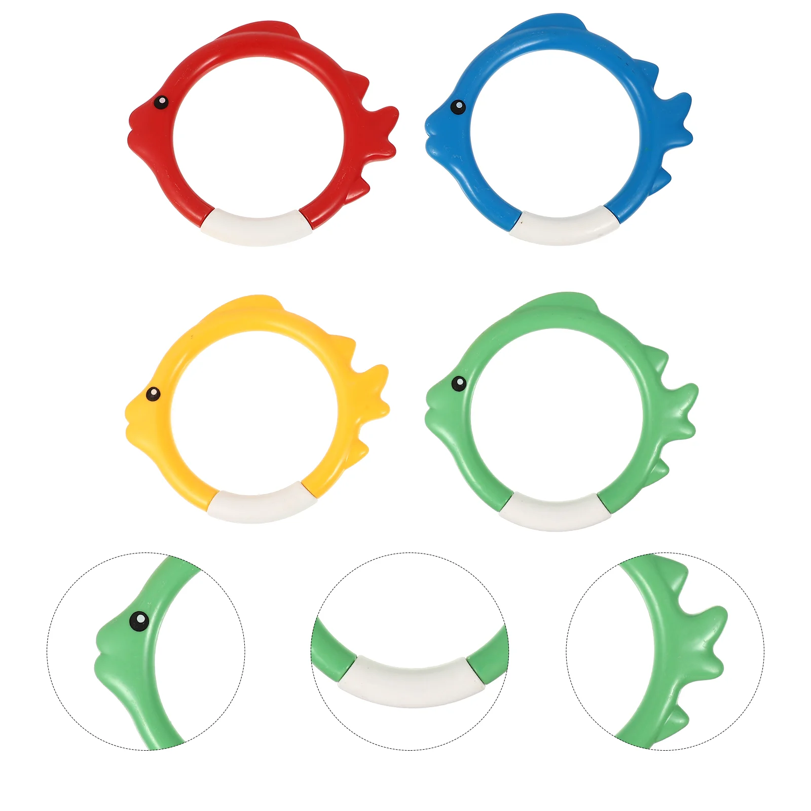 

Diving Toys Pool Rings Toy Swimming Dive Kids Underwaterring Watertraining Sinking Children Summer Shapedpools Game Party Games