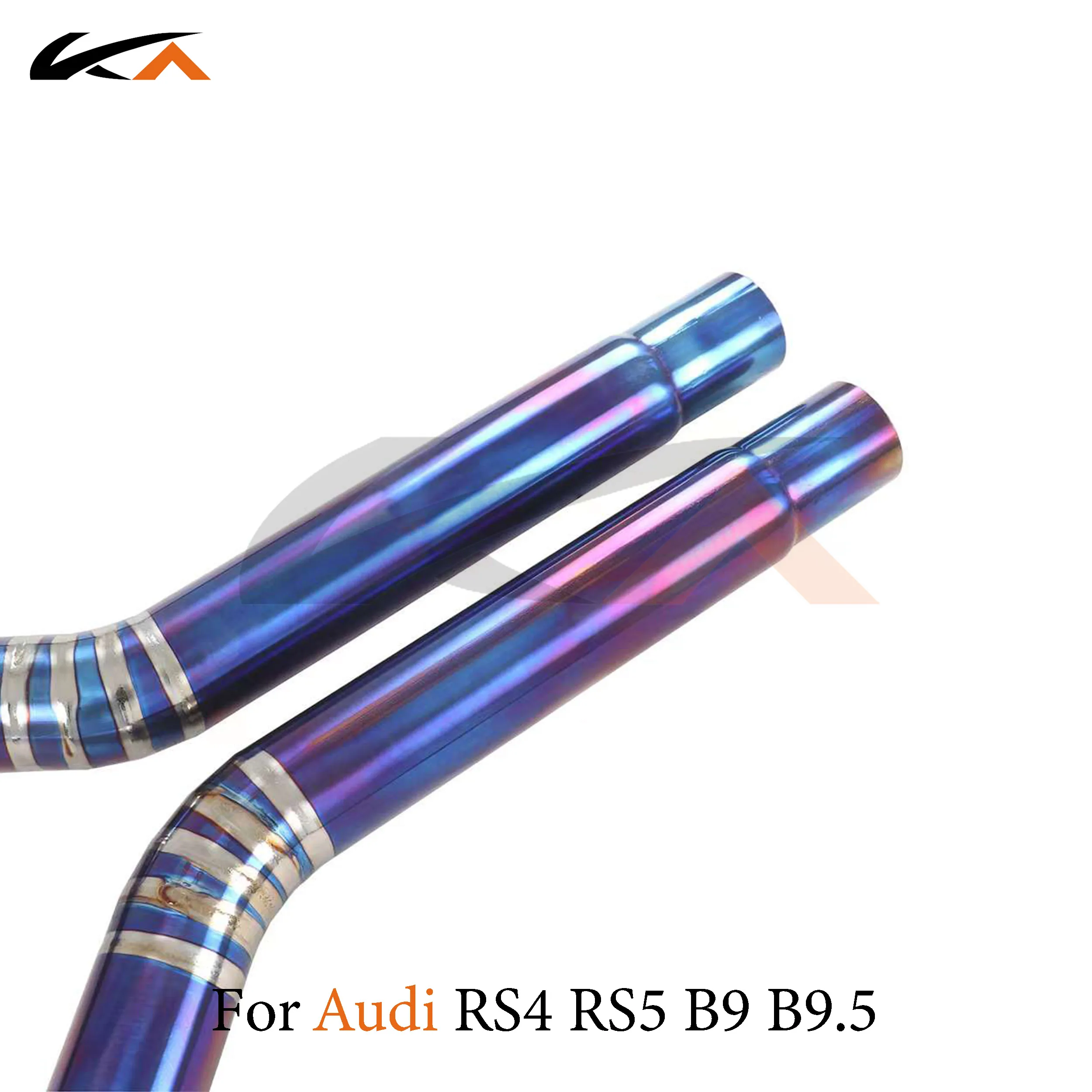 Выхлопная система KA передняя Труба из титана для Audi RS4 RS5 B9 B9.5 2 9 T с резонатором