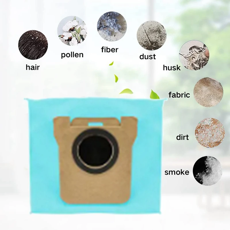 10 шт. мешок для пыли с активированным углем робота-пылесоса Xiaomi X10+ Mijia Omni 1S B101CN/Dreame