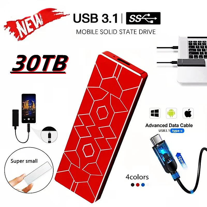 

16 ТБ 12 ТБ USB 3.0 портативный SSD жесткий диск устройство для хранения компьютера