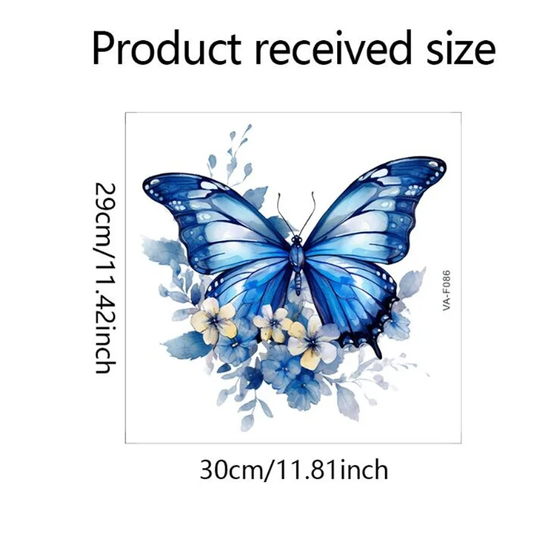 

Настенная наклейка HANDANWEIRAN синяя бабочка 29*30 см