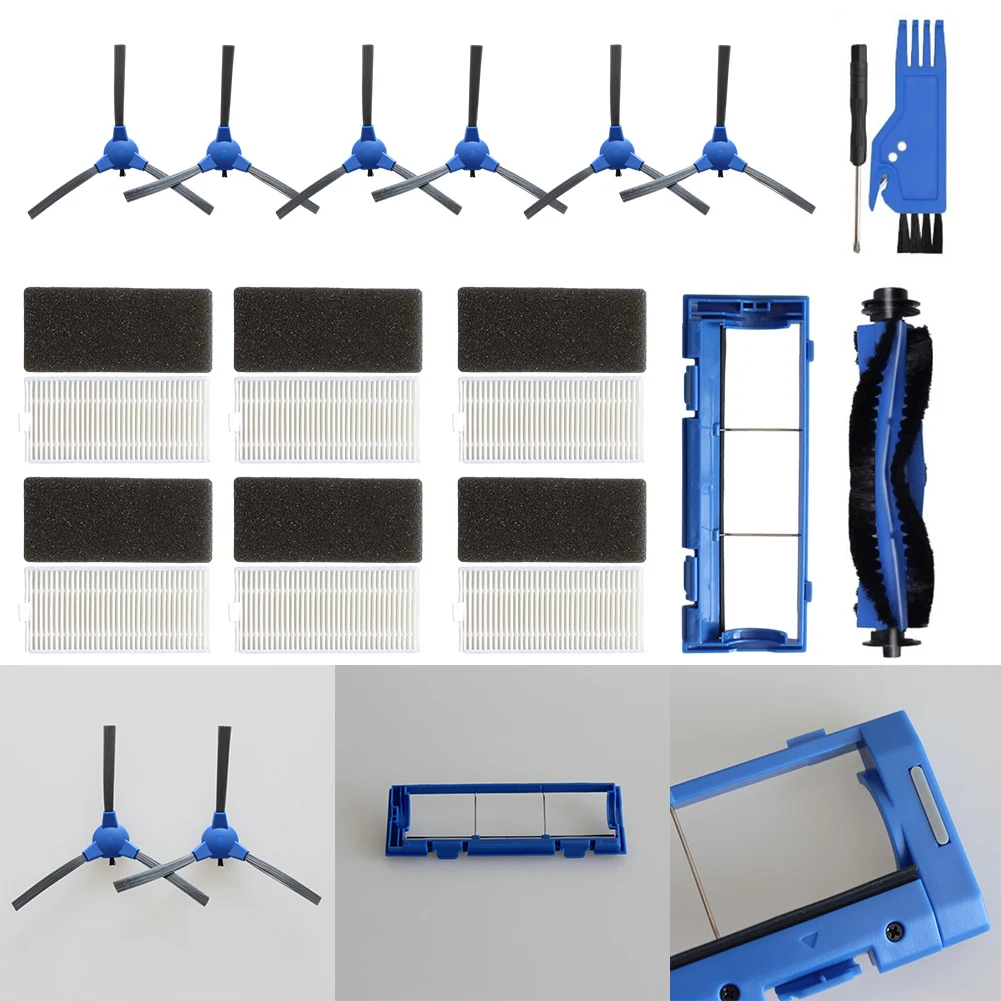 

Accessories Filters Brushes Kit Vacuum Parts Vacuum A800 1 Cleaning Brush 1 Cover 1 Screwdriver 6 Side Brushes