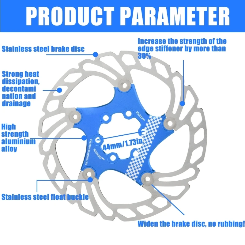 YY велосипеды с плавающим диском велосипедный тормозной ротор из нержавеющей