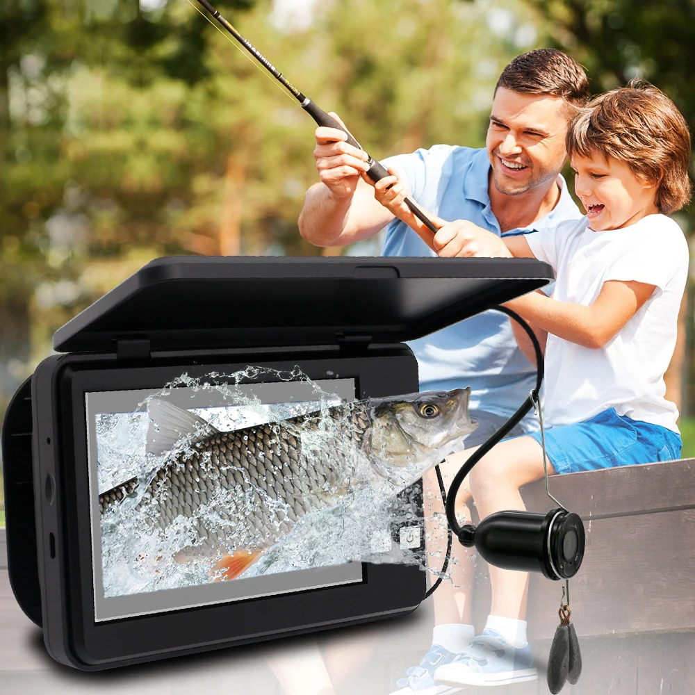 

Erchang Underwater Fshing Camera 4.3" Monitor Digital Zoom Fish Finder Camera For Fishmen 4000mAh Camera For Lake Fishing