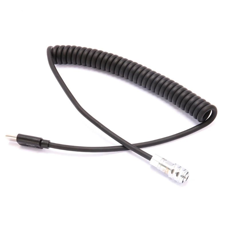 

Спиральный силовой кабель BMPCC 4K 2 Pin к USB C Type-C PD Trigger для камеры