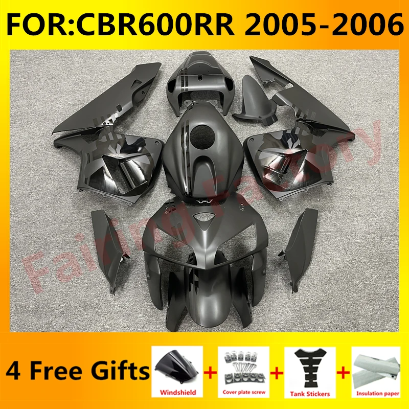 

New ABS Motorcycle Whole Fairings Kit for CBR600RR F5 2005 2006 CBR600 RR CBR 600RR 05 06 Bodywork full fairing kits set black