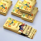 Новые карты покемона, металлическая Золотая карта Vmax GX Energy Charizard Pikachu редкая коллекция, Боевая тренировочная карта, детские игрушки, подарок