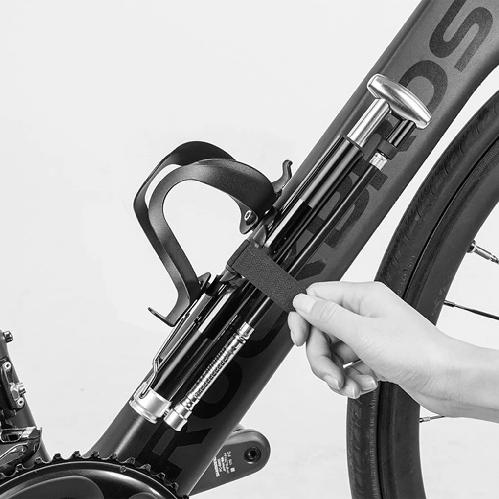 

160PSI Bicycle Air Pump Portable Cycling Inflator Road MTB Bike Tire Aluminum Alloy Bicycle Hand Pump Bicycle Accessories