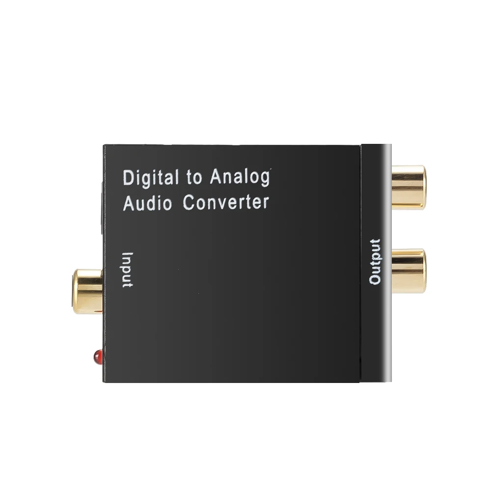 

Цифро-аналоговый аудио преобразователь оптический Волоконно-коаксиальный сигнал аналоговый DAC Spdif стерео разъем 3,5 мм 2 внешних декодера