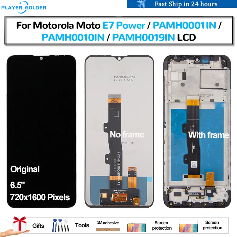 Оригинальный ЖК-дисплей для Motorola Moto E7 Power PAMH0001IN PAMH0010IN PAMH0019IN Pantalla сенсорная панель