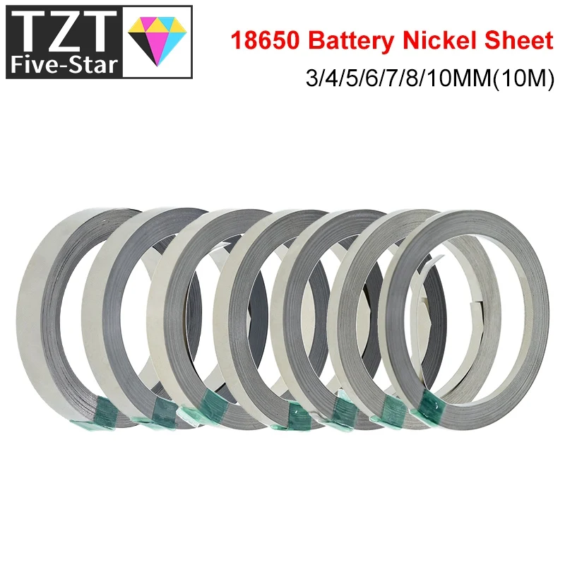 Никелевая полоса 10 м 18650 литий-ионная батарея никелевая пластина никелированная