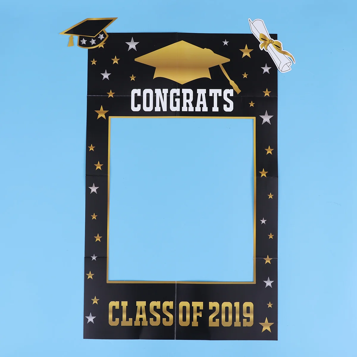 

Graduation Party Props Paper Class of 2019 Photo Frame Graduation Party Decorative Paper DIY Photo Frame Props