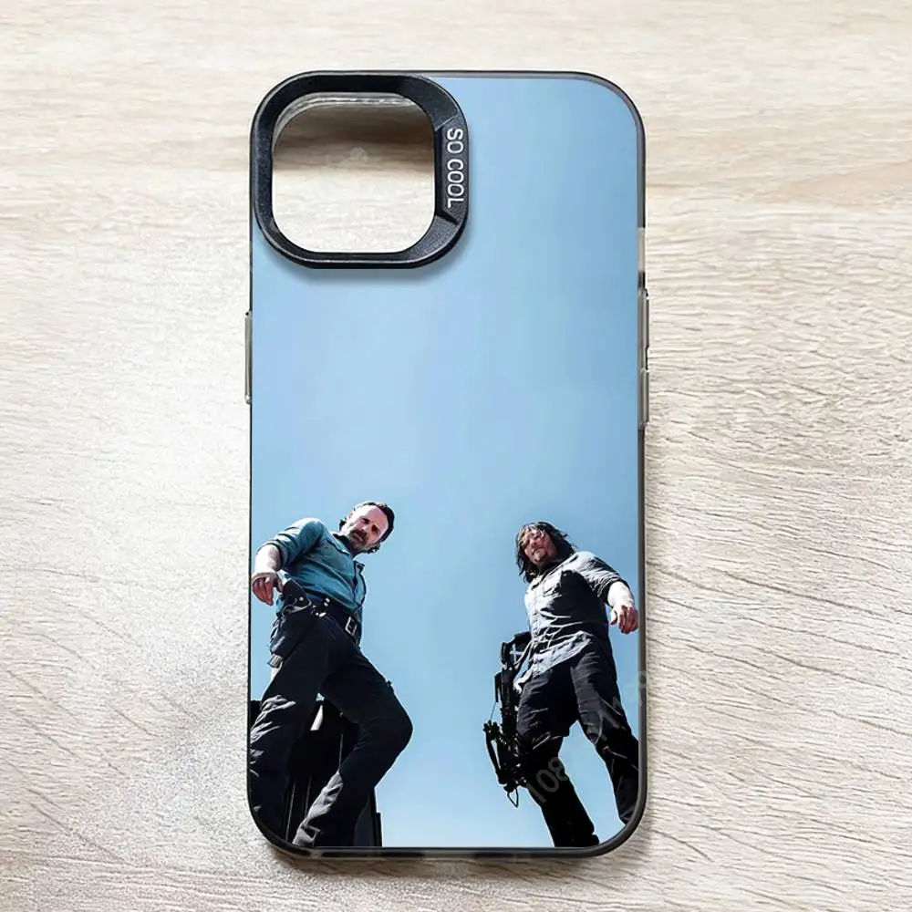 Фото Чехол для телефона W-Walking D-Dead-S Rick Daryl для iPhone 17 16 15 Max Mini 14 13 Pro Plus 12 11 X XS Air IMD Cover №4